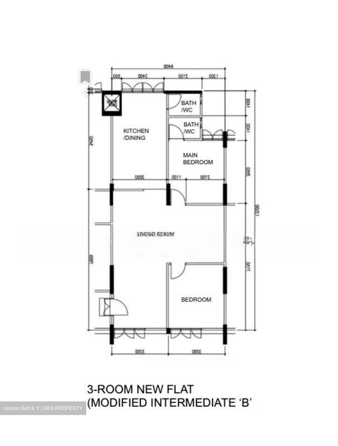 Blk 619 Eunos Heights (Bedok), HDB 3 Rooms #585170471
